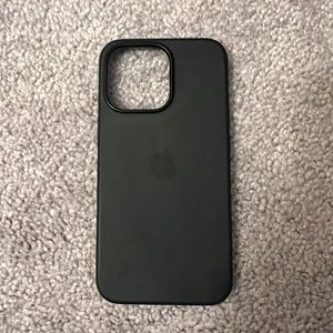 Black apple phone case